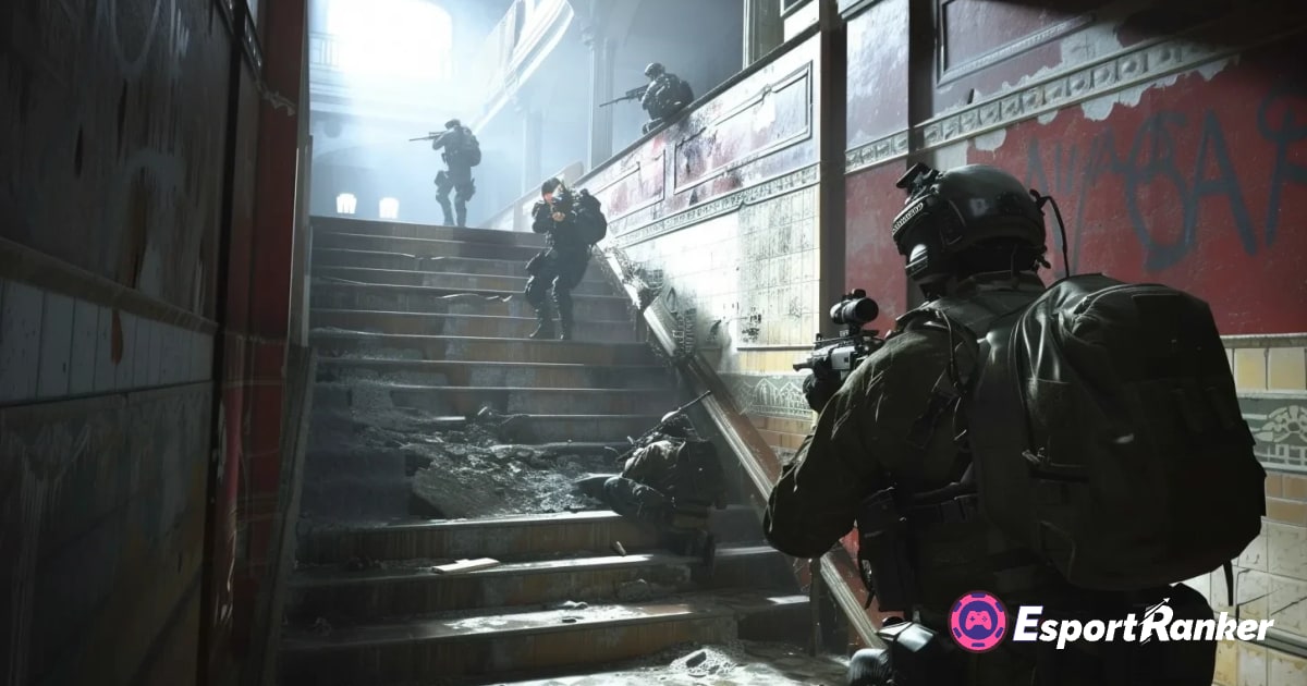 Punto de anclaje de la subbase eliminado temporalmente del grupo de juego clasificado de MW3
